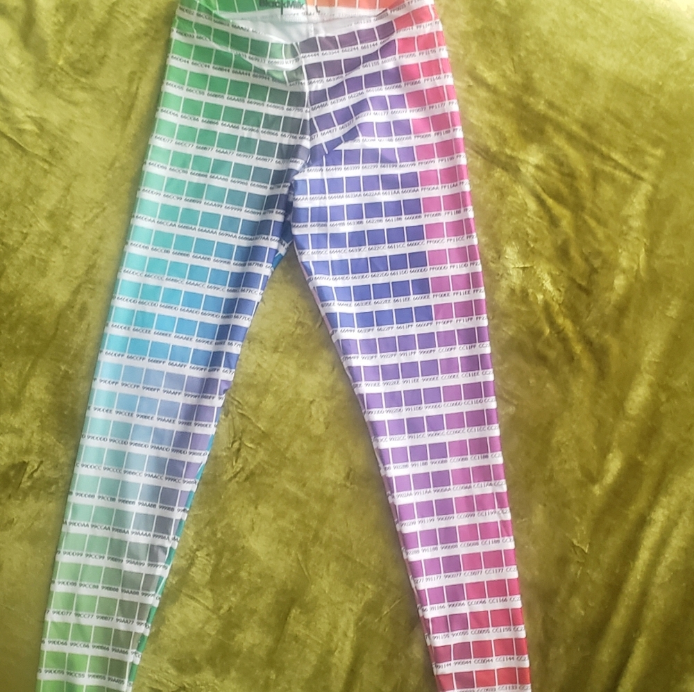 Black Milk hex color leggings large
